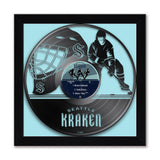 Seattle Kraken<br>Vinyl Record Print