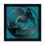 San Jose Sharks<br>Vinyl Record Print