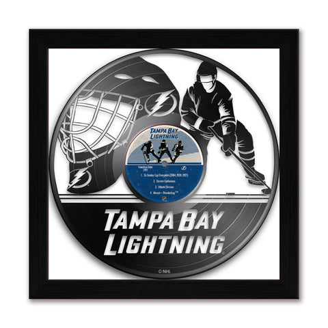 Tampa Bay Lightning<br>Vinyl Record Print