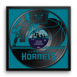 Charlotte Hornets<br>Vinyl Record Print