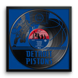 Detroit Pistons<br>Vinyl Record Print
