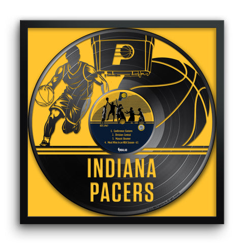 Indiana Pacers<br>Vinyl Record Print