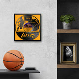 Los Angeles Lakers<br>Vinyl Record Print