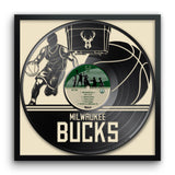 Milwaukee Bucks<br>Vinyl Record Print