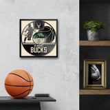 Milwaukee Bucks<br>Vinyl Record Print