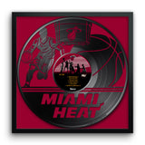 Miami Heat<br>Vinyl Record Print