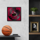Miami Heat<br>Vinyl Record Print