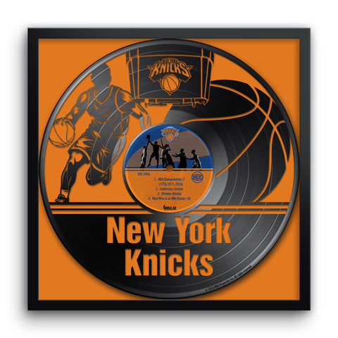 New York Knicks<br>Vinyl Record Print