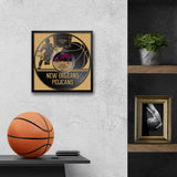 New Orleans Pelicans<br>Vinyl Record Print