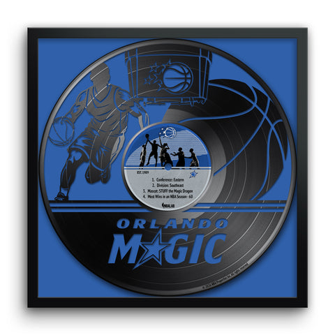 Orlando Magic<br>Vinyl Record Print