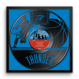 Oklahoma City Thunder<br>Vinyl Record Print