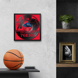 Philadelphia 76ers<br>Vinyl Record Print
