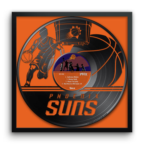Phoenix Suns<br>Vinyl Record Print