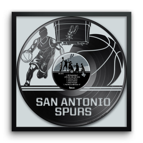San Antonio Spurs<br>Vinyl Record Print