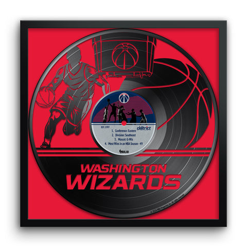 Washington Wizards<br>Vinyl Record Print