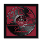South Carolina Gamecocks<br>Vinyl Record Football Print