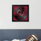 South Carolina Gamecocks<br>Vinyl Record Football Print