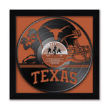 Texas Longhorns<br>Vinyl Record Football Print