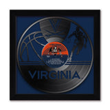Virginia Cavaliers<br>Vinyl Record Basketball Print