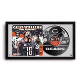 Chicago Bears<br>Caleb Williams Vinyl Album Print