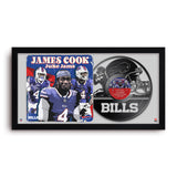 Buffalo Bills<br>James Cook Vinyl Album Print