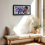 Buffalo Bills<br>James Cook Vinyl Album Print