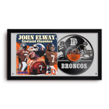 Denver Broncos<br>John Elway Vinyl Album Print