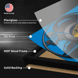 New York Giants<br>Malik Nabers Vinyl Album Print