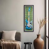 Carolina Panthers<br>Electric Guitar Print