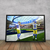 Los Angeles Rams<br>Kupp and Stafford<br>2 Player Print