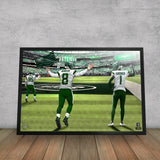New York Jets<br>Rodgers and Gardner<br>2 Player Print