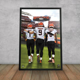 Cincinnati Bengals<br>Chase, Burrow, And Higgins<br>3 Player Print
