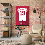 San Francisco 49ers<br>Deebo Samuel Jersey Print