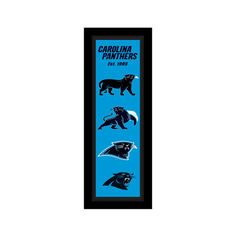 Carolina Panthers<br>Logo Heritage Print