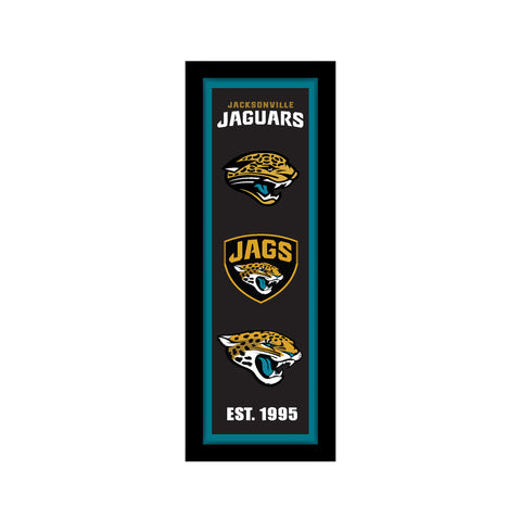 Jacksonville Jaguars<br>Logo Heritage Print