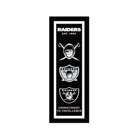 Las Vegas RaidersLogo Heritage Print - For The Deep Rooted Fan ...
