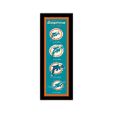 Miami Dolphins<br>Logo Heritage Print