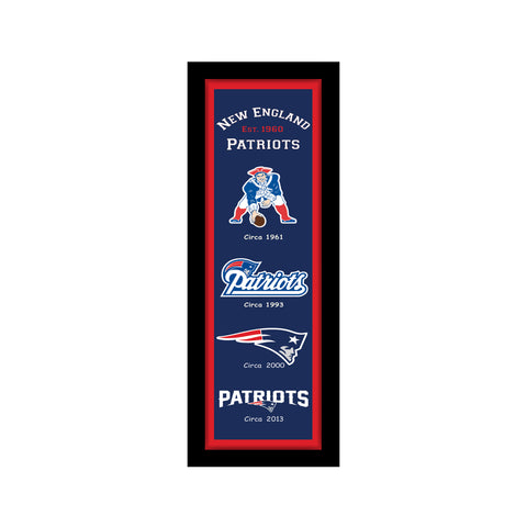 New England Patriots<br>Logo Heritage Print