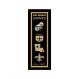 New Orleans Saints<br>Logo Heritage Print