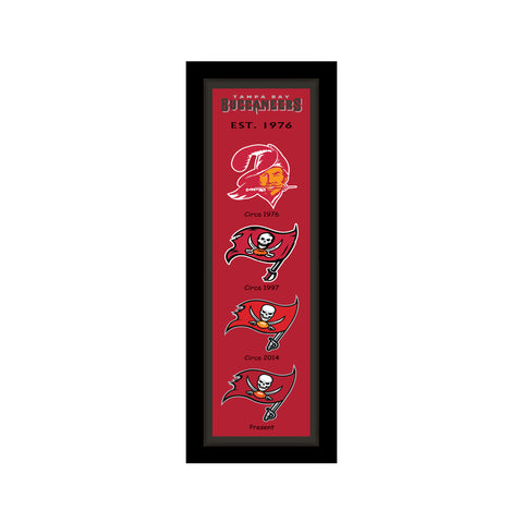 Tampa Bay Buccaneers<br>Logo Heritage Print