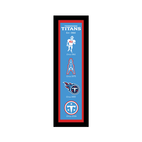 Tennessee Titans<br>Logo Heritage Print