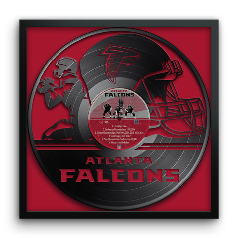 Atlanta Falcons<br>Vinyl Record Print