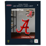 Alabama Crimson Tide<br>LED Infinity Logo Light