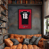 Atlanta Falcons<br>Kirk Cousins Jersey Print