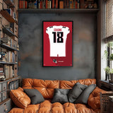 Atlanta Falcons<br>Kirk Cousins Jersey Print