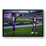 Baltimore Ravens<br>Jackson and Flowers<br>2 Player Print