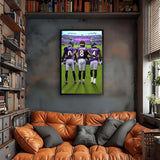 Baltimore Ravens<br>Smith, Jackson And Flowers<br>3 Player Print