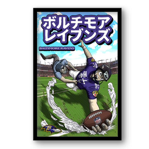 Baltimore RavensAnime Print - For The Deep Rooted Fan! – Sporticulture
