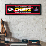 Kansas City Chiefs<br>Super Bowl LVIII Champions Horizontal Print