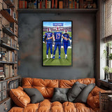 Buffalo Bills<br>Coleman, Allen And Cook<br>3 Player Print